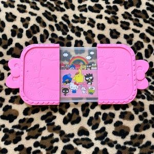 2017 Sanrio HELLO KITTY McDonalds Happy Meal Toy #8 Pink Tea Tray Bow Rainbow